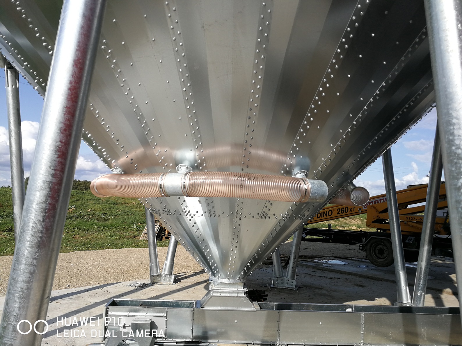 Grūdų džiovinimo bokštai įrengimas