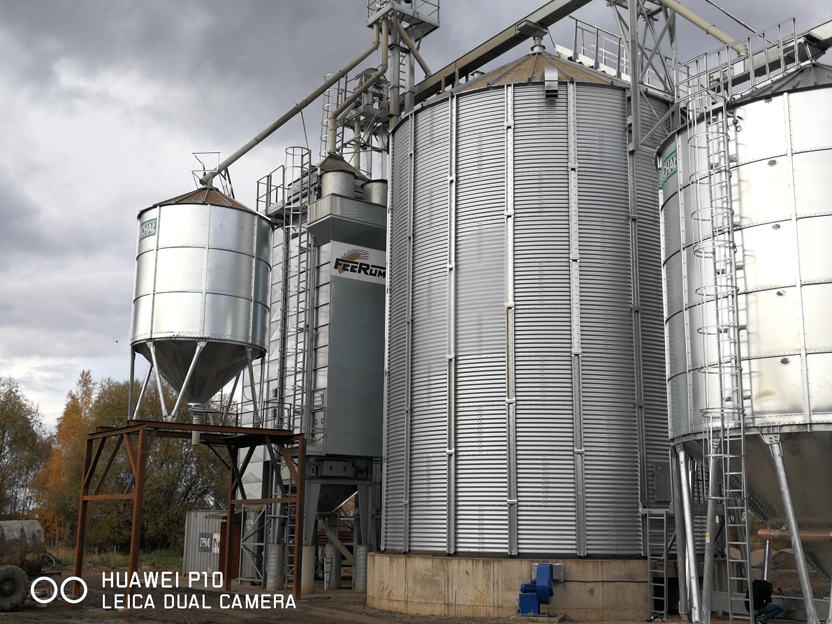 Grūdų saugojimo ir džiovinimo bokštų statyba