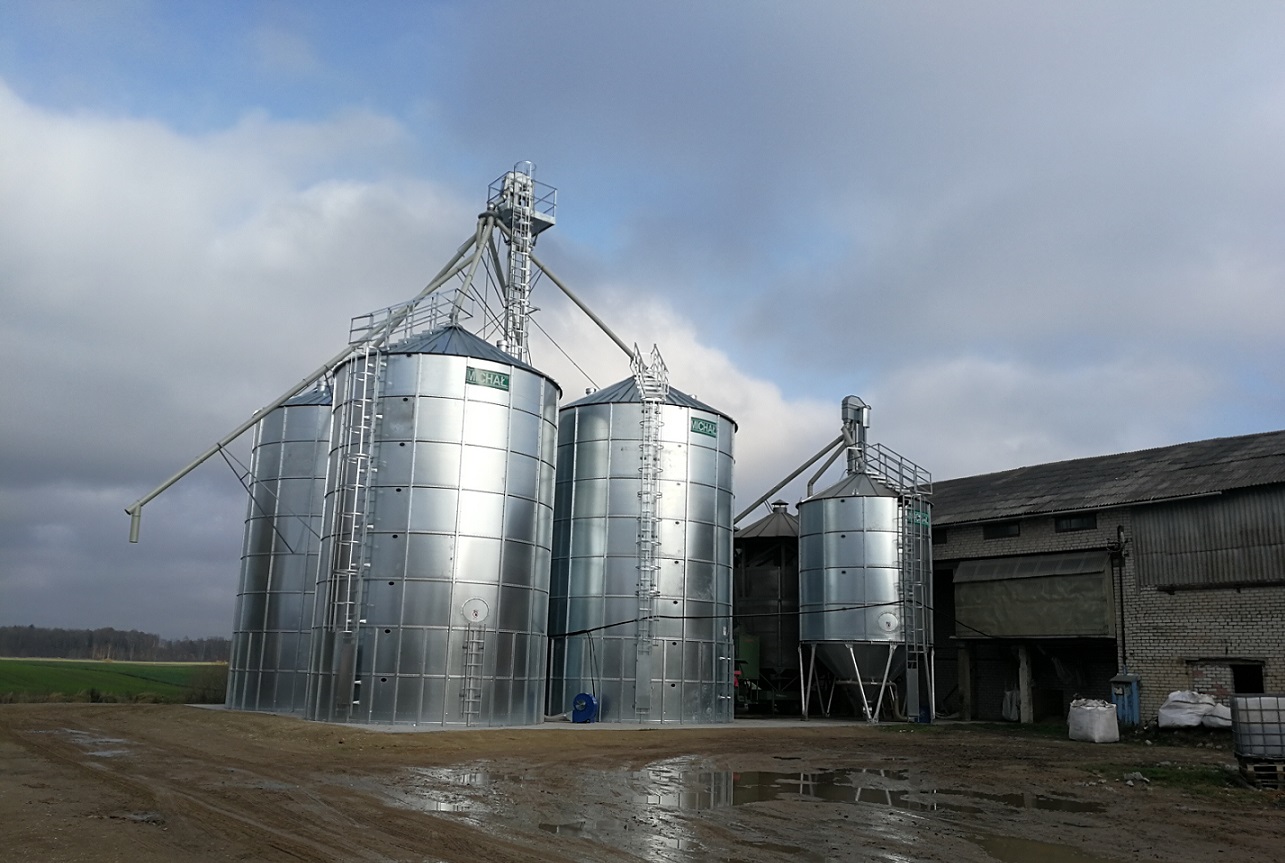 Grūdų saugojimo ir džiovinimo bokštai