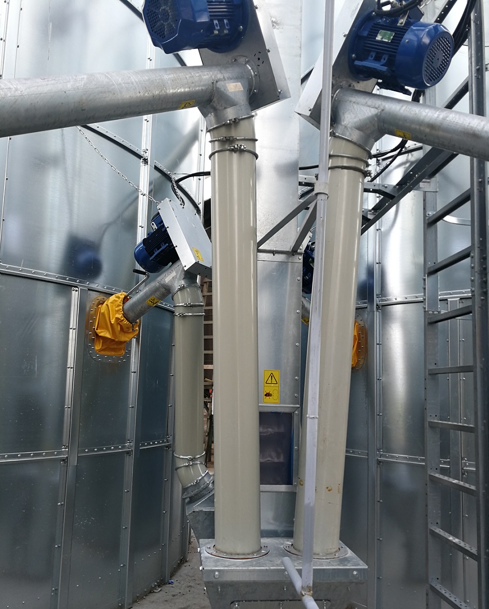 Grūdų saugojimo ir džiovinimo bokštai