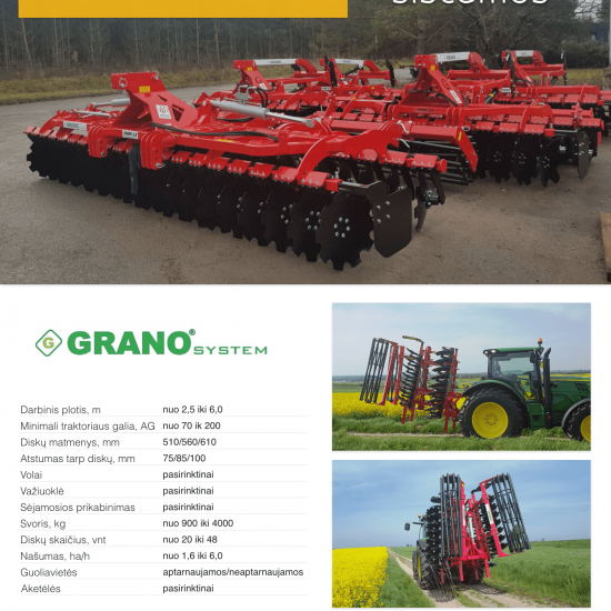 Diskiniai skutikai Grano System