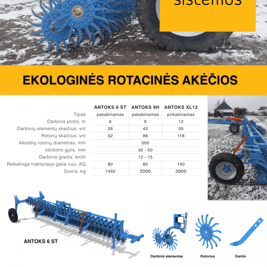 Ekologines rotacines akecios