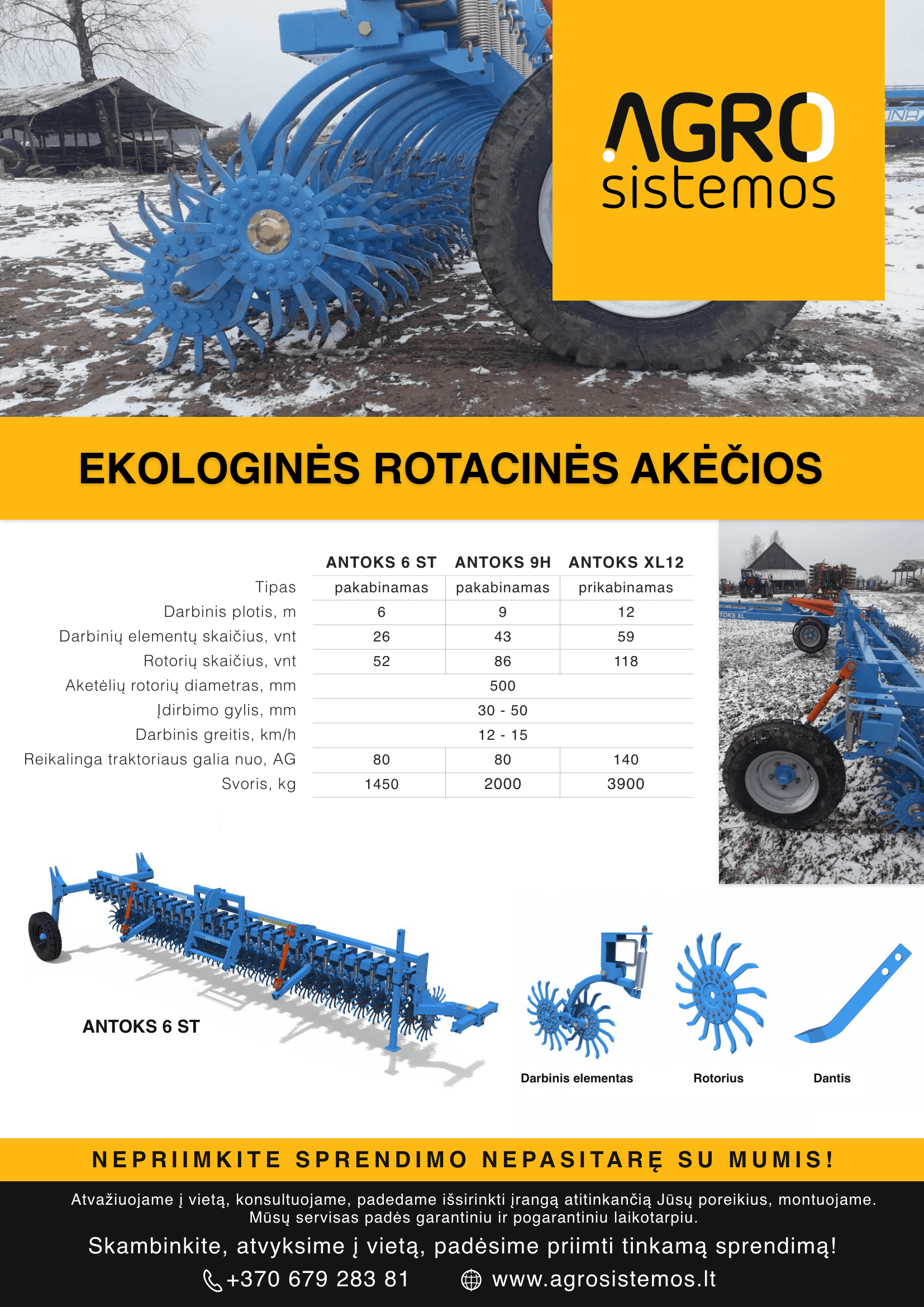 Ekologines rotacines akecios