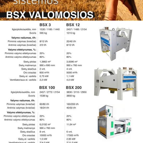 BSX valomosios